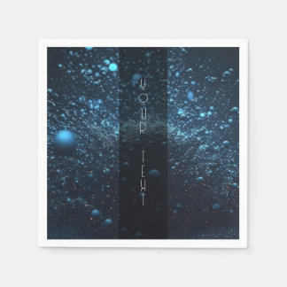 Blue Dust Explosion Napkins
