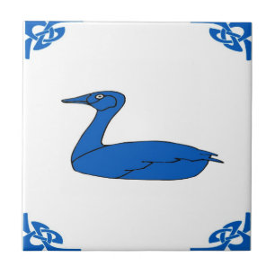 Blue Dutch Duck Tile