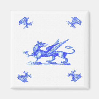 Blue Dutch Griffon Old Magnet