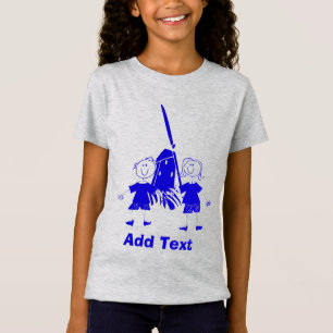 Blue Dutch Stick Kids T-Shirt