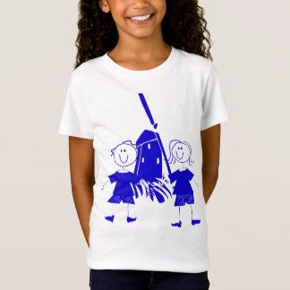 Blue Dutch Stick Kids T-Shirt