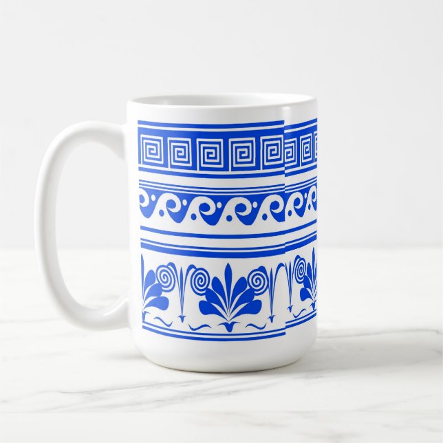 Blue Dutch Waves Coffee Mug (Left)