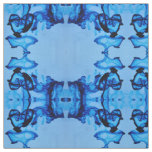 Blue Dye Heart Fabric