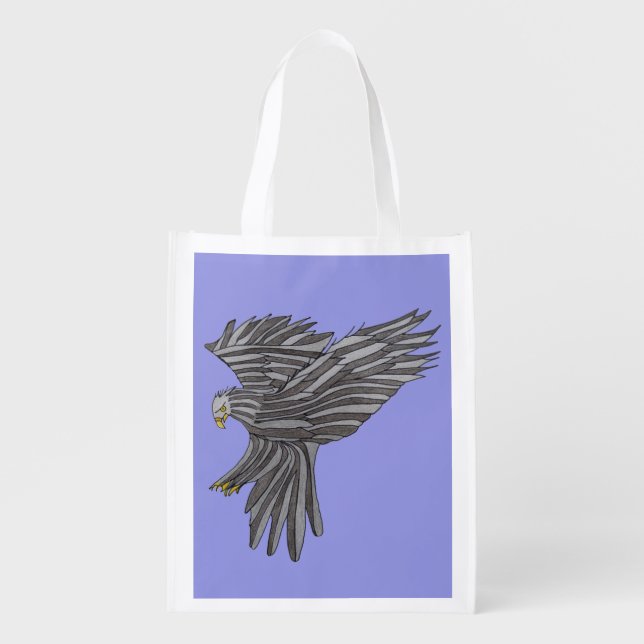 Blue Eagle Grocery Bag (Front)