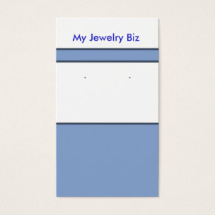 Blue Earring Cards