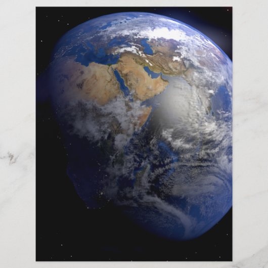 Blue Earth From Space Inspirational (Front)