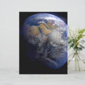 Blue Earth From Space Inspirational (Standing Front)