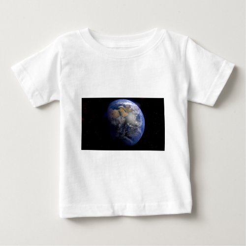 Blue Earth From Space  Inspirational Baby T_Shirt