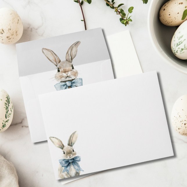 Blue Easter Bunny  Envelope (Creator Uploaded)