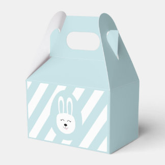 Blue Easter Rabbit Favor Boxes