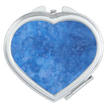 Blue Effervescence Compact Mirror