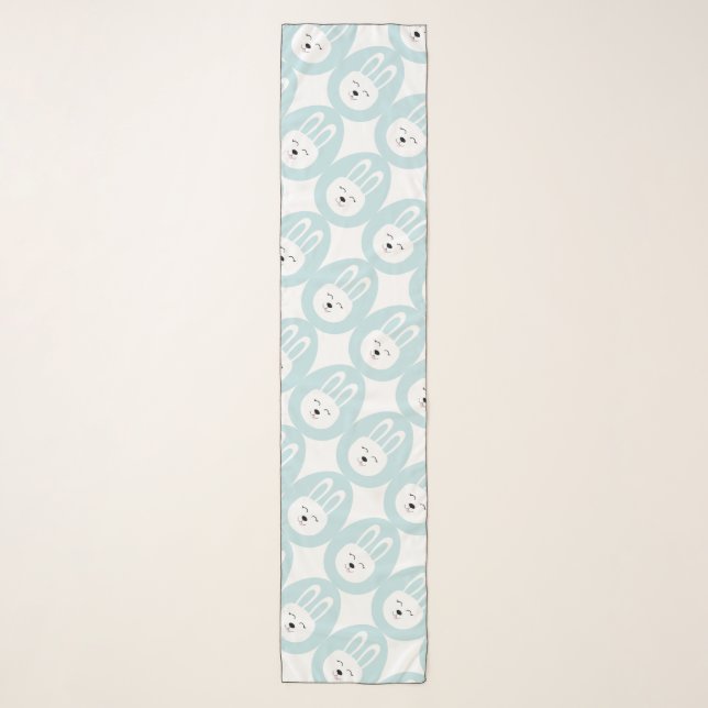 Blue egg scarf (Front)