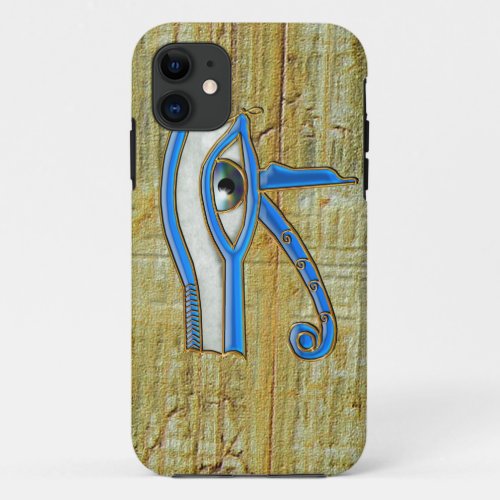 Blue Egyptian Eye of Horus iPhone 5 Case