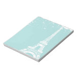 Blue Eiffel Tower Notepads at Zazzle