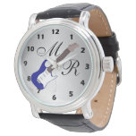 Blue Electric Guitar Watch