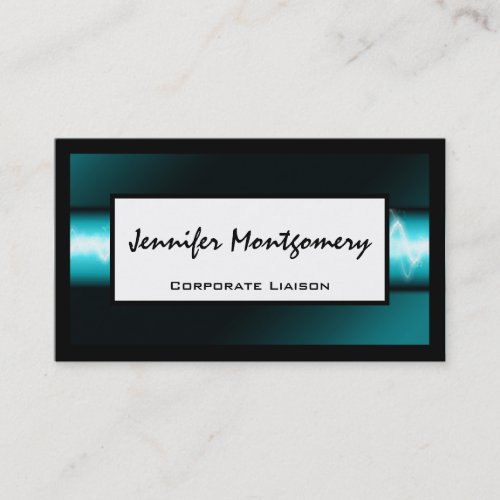 Blue Electric Modern Professional Business Card Business Card Templates