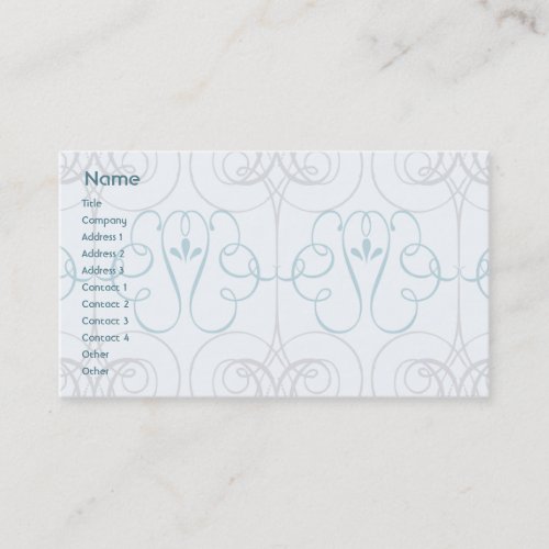 Blue Elegant - Business Business Card Templates