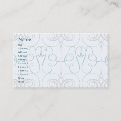 Customizable Blue Elegant - Business Business Card Templates