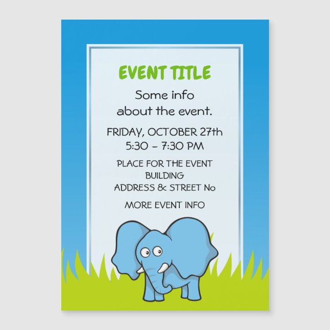 Blue Elephant (Front)