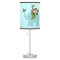 Blue Elephant and Monkey Nursery Lamp
