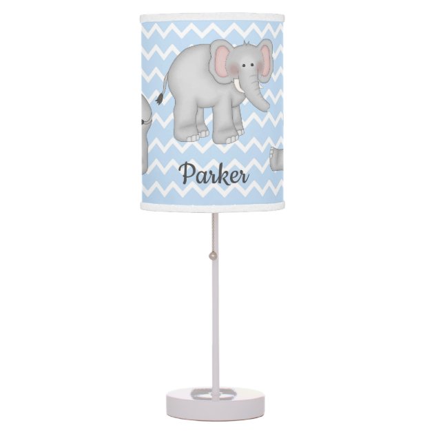 blue elephant lamp