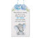 Blue Elephant Baby Boy Shower Mini Bottle Favor