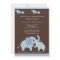 Blue ELEPHANT Baby Shower Invitation CE-B