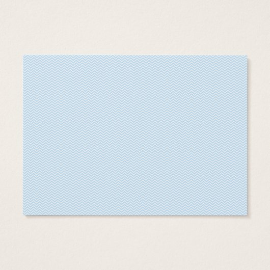 Blue Elephant Baby Shower Name Suggestion Cards (Back)