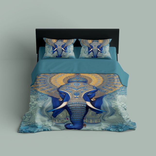 Blue Elephant Duvet Cover (Creator Uploaded)