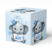 Blue Elephant Favor Box