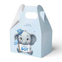 Blue Elephant Favor Box