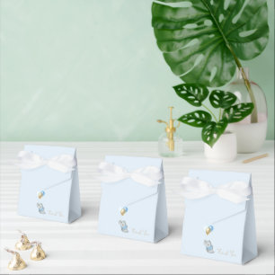 Blue Elephant Gift Favor Baby Shower Boxes