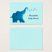 blue elephant heart (Front & Back)