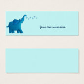 blue elephant heart (Front & Back)