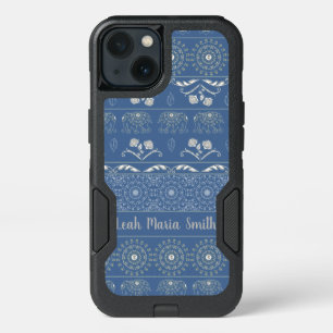 Blue Elephant Mandala iPhone 13 Case