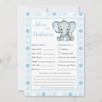 Blue Elephant Polka Dot Baby Prediction & Advice