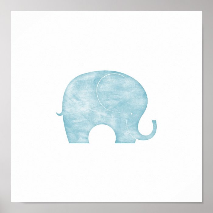 Blue Elephant Posters