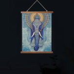 Blue Elephant Wall Tapestry<br><div class="desc">The Blue Elephant Wall Tapestry is fully customizable and unique to hang on home and office walls. Designed by Norman Reutter.</div>