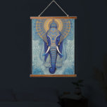 Blue Elephant Wall Tapestry<br><div class="desc">The Blue Elephant Wall Tapestry is fully customizable and unique to hang on home and office walls. Designed by Norman Reutter.</div>