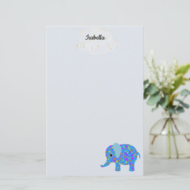 Blue Elephants Stationery (Creator Uploaded)