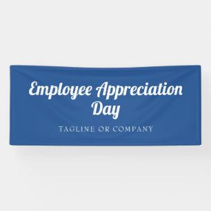 Blue Employee Appreciation Event Banner
