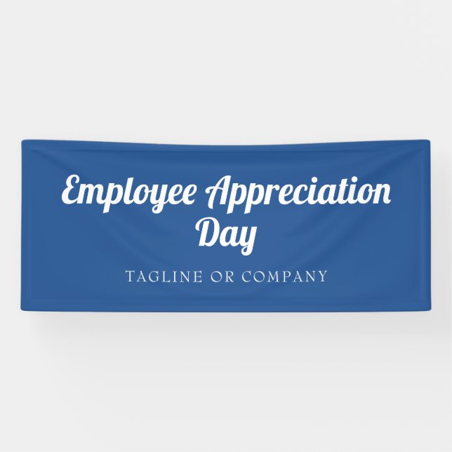 Blue Employee Appreciation Event  Banner (Horizontal)