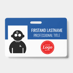 Blue Employee Badge