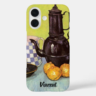 Blue Enamel Coffeepot by Vincent van Gogh iPhone 16 Case