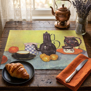Blue Enamel Coffeepot by Vincent van Gogh Placemat
