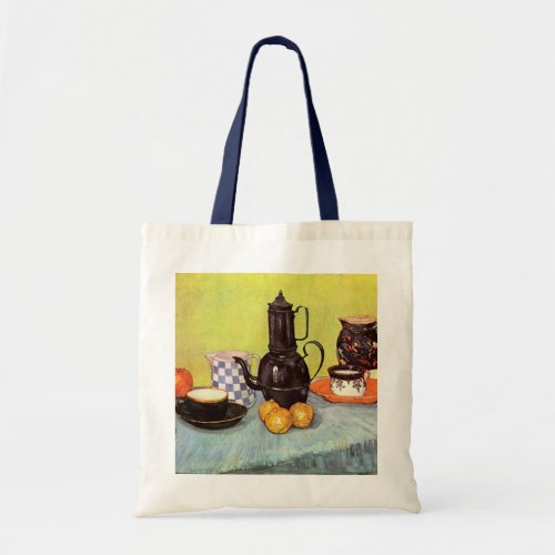 Blue Enamel Coffeepot by Vincent van Gogh Tote Bag