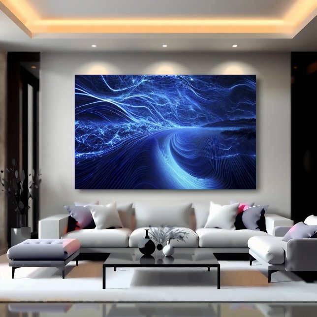 Blue Energy Flow Poster (Creator Uploaded)