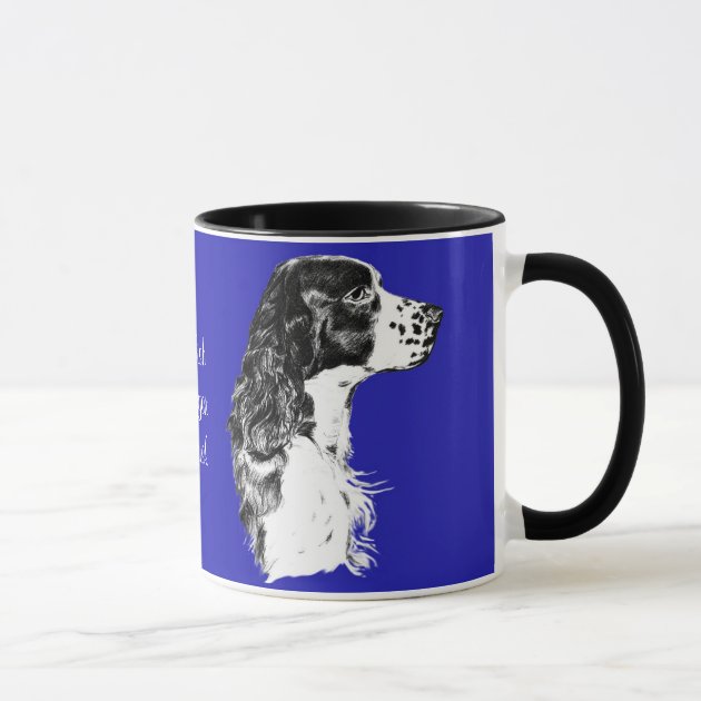 springer spaniel mug