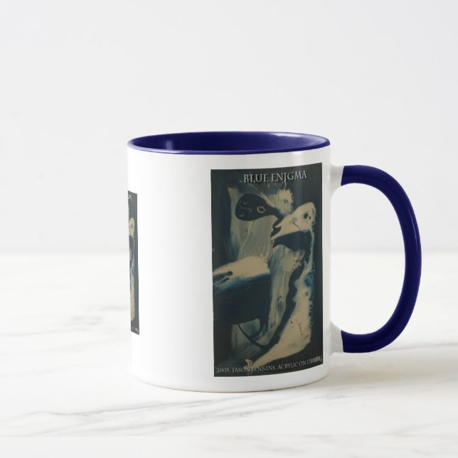 blue Enigma Mug (Right)