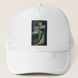 Blue Enigma Trucker Hat